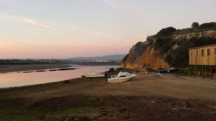 Fisherman's cottage on the estuary walk